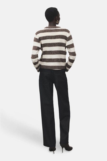 Pull met ronde hals - multicolor