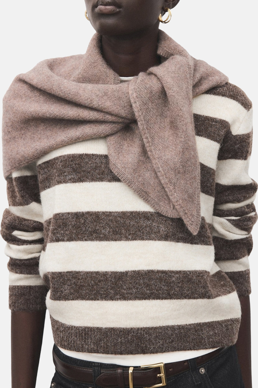 Pull à col rond - multicolore - MANGO