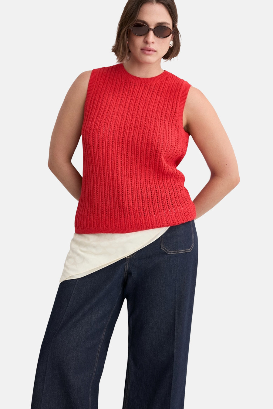 Top - rouge