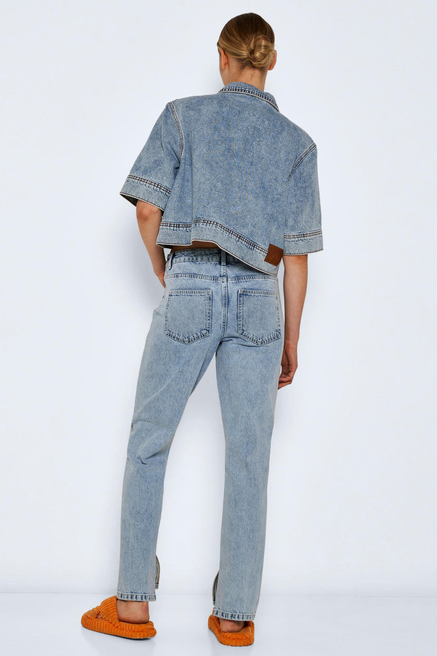 Straight jeans - light blue denim - NOISY MAY - 5