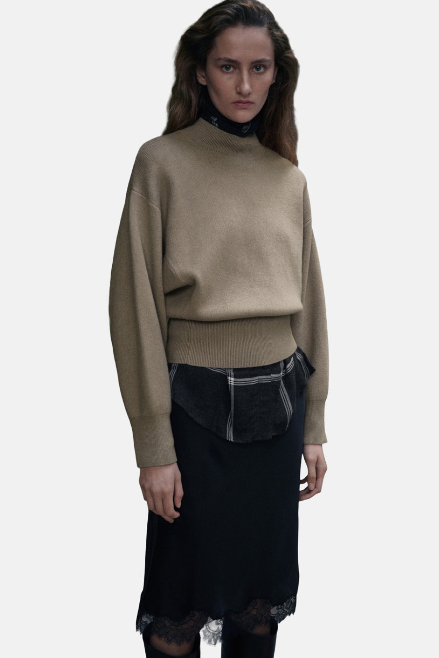 Pull à col rond - Kaki - MANGO - 2