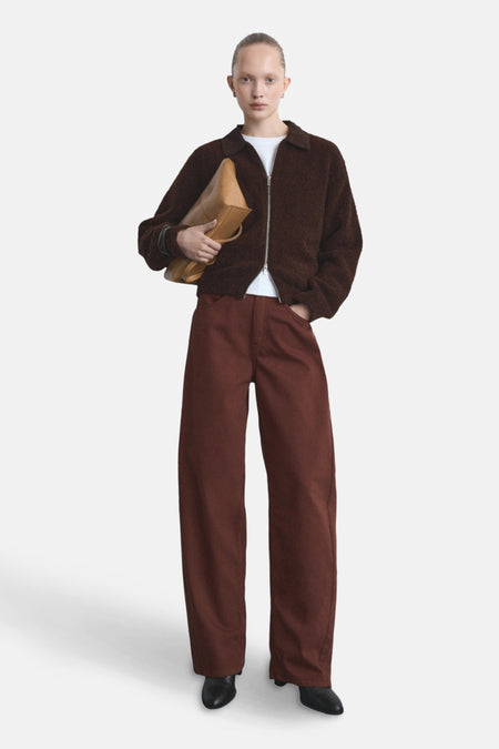 Colored jeans - bruin