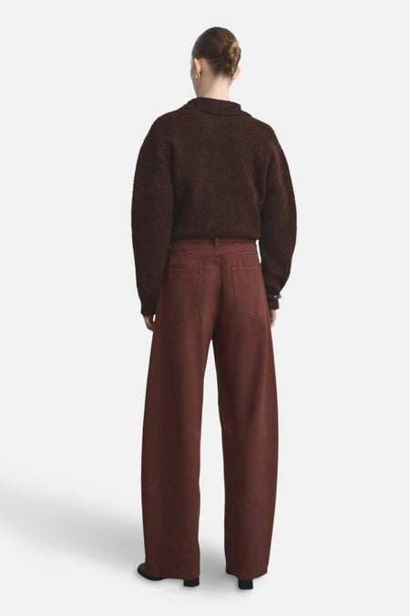 Colored jeans - bruin