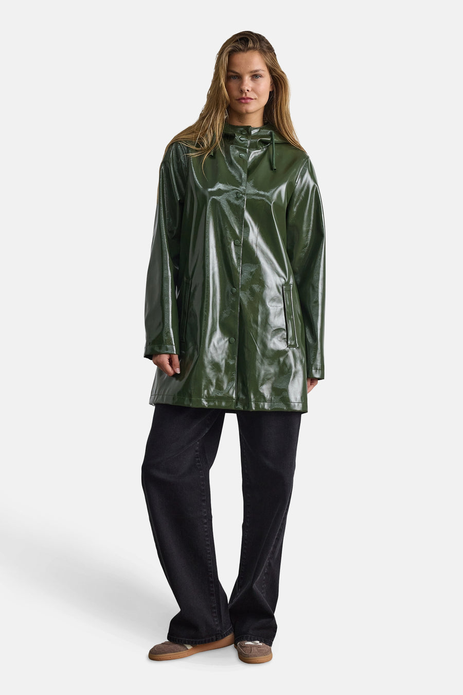 Regenjas - groen - DROPLETS - 9