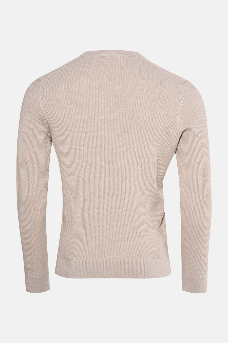 Pull met ronde hals - beige - MANGO