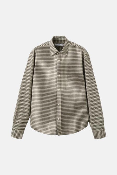 Chemise multicolore à manches longues de MANGO, à motif à carreaux et fermeture boutonnée.