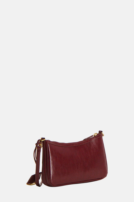 Schoudertas bordeaux - MANGO