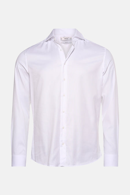 Hemd met lange mouwen - wit