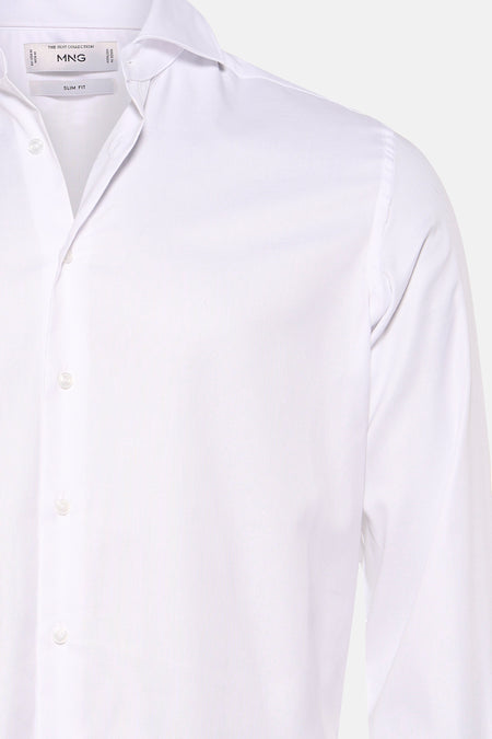 Hemd met lange mouwen - wit