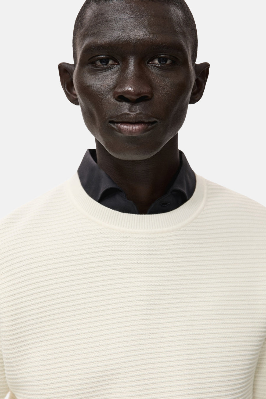 Pull à col rond - écru - MANGO