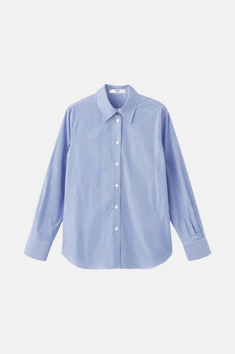 Hemd met lange mouwen - blauw - MANGO