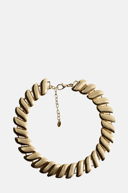 Korte halsketting - goud