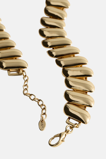 Korte halsketting - goud