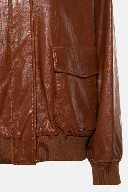 Korte jas bruin - MANGO