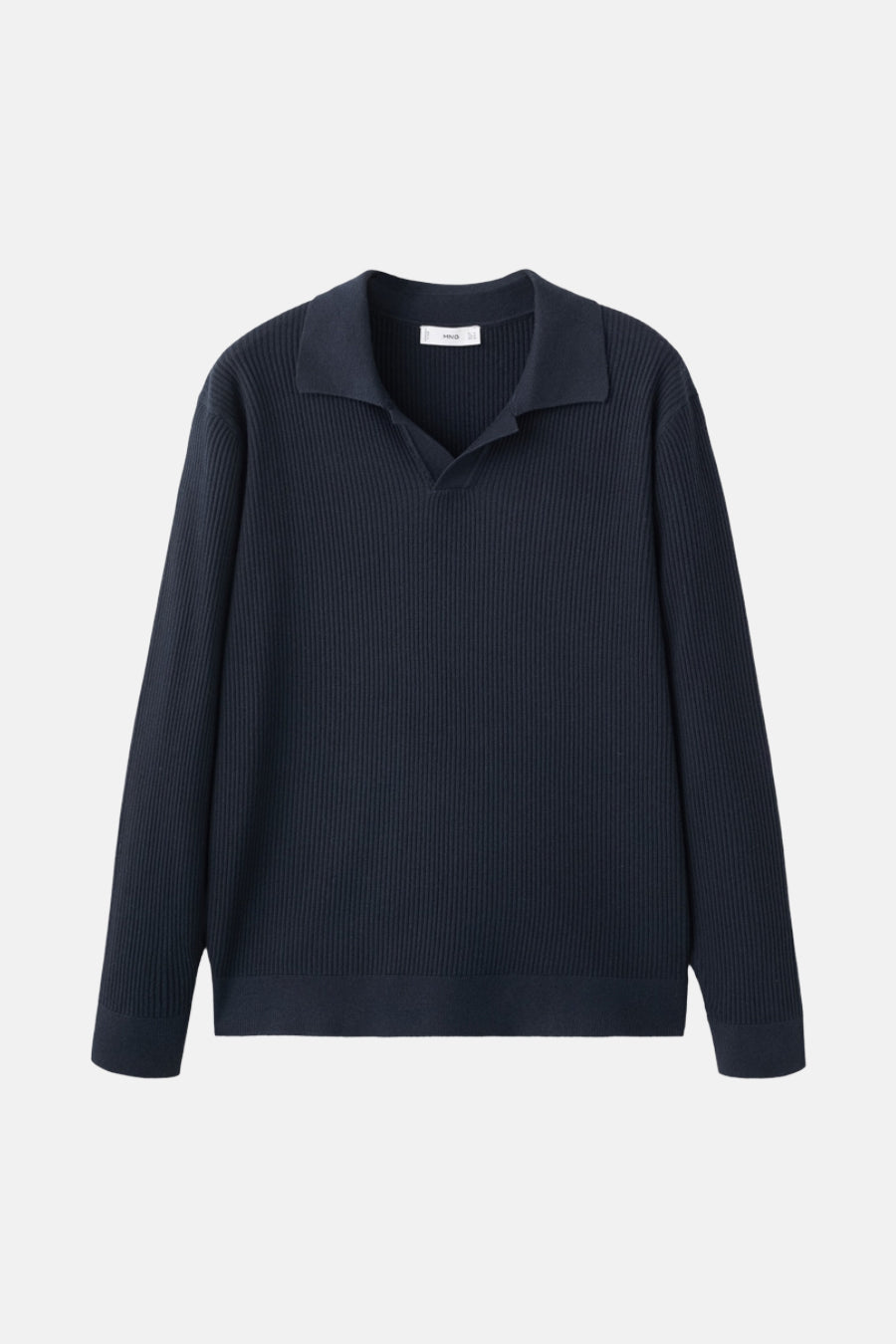 Pull met V-hals - blauw - MANGO