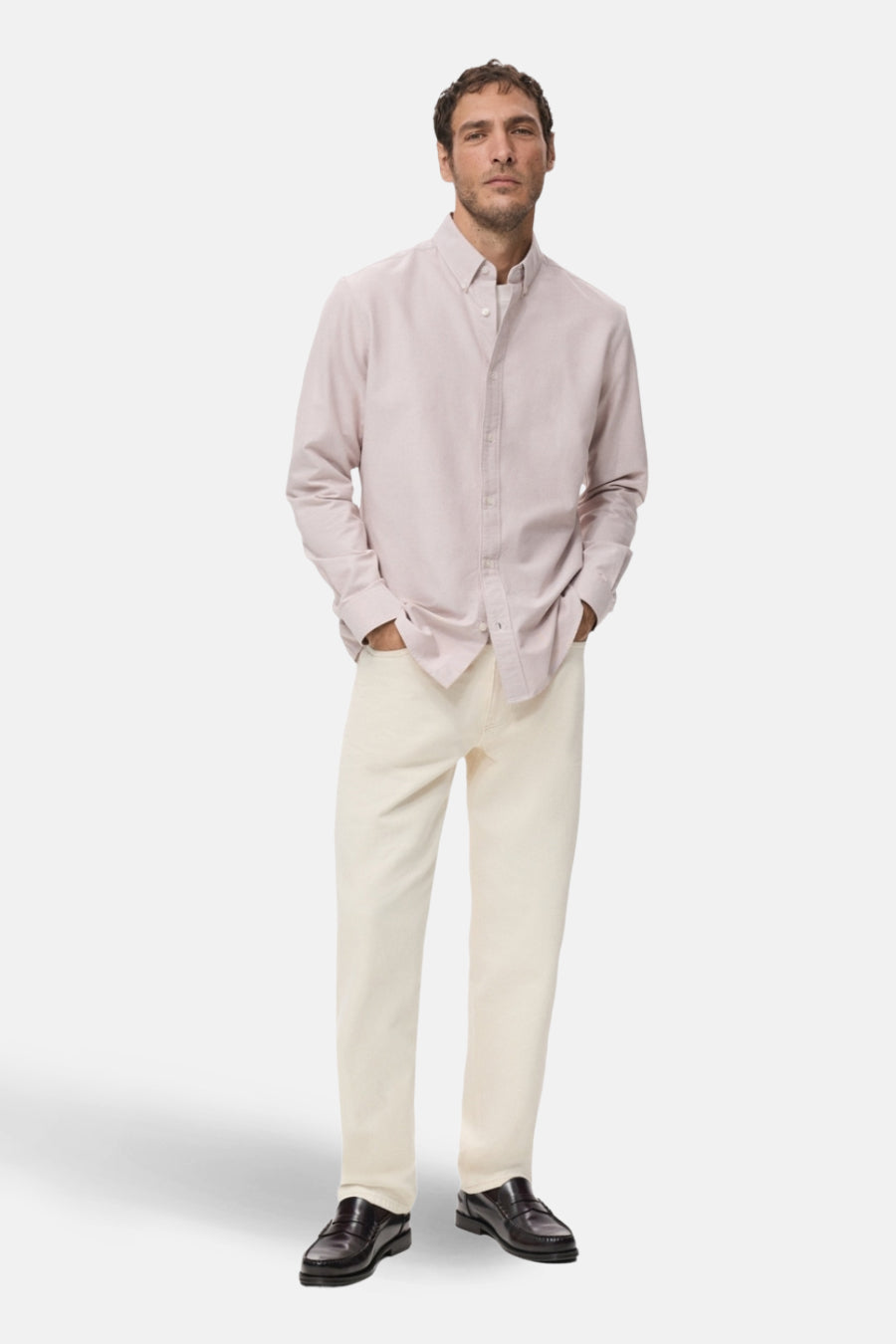 Hemd met lange mouwen - roze