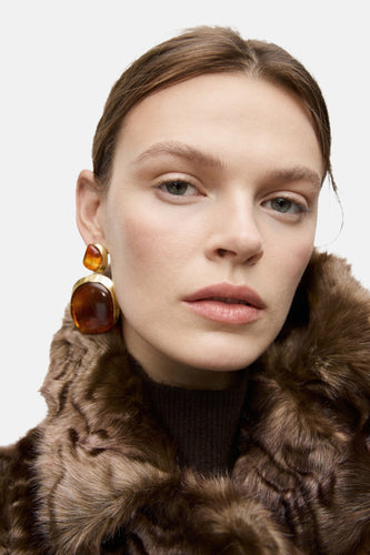 Boucle d'oreilles doré - MANGO - MANGO