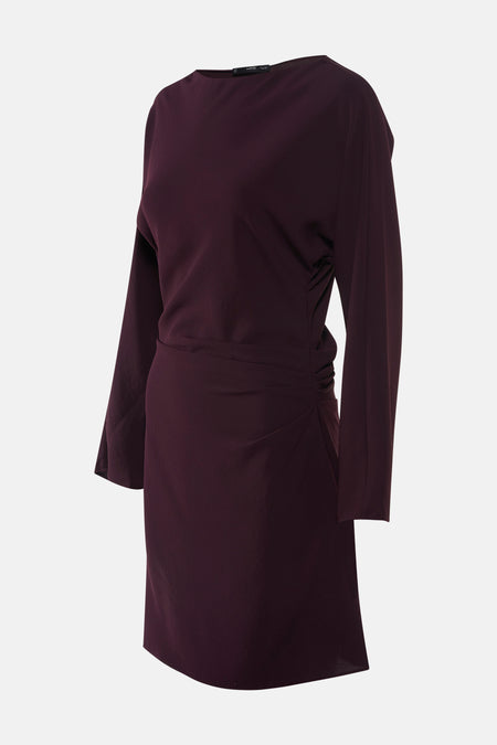 Robe à manches longues - bordeaux