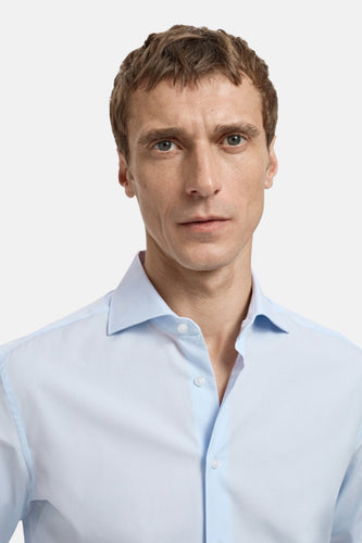 Hemd met lange mouwen - blauw - MANGO - 5