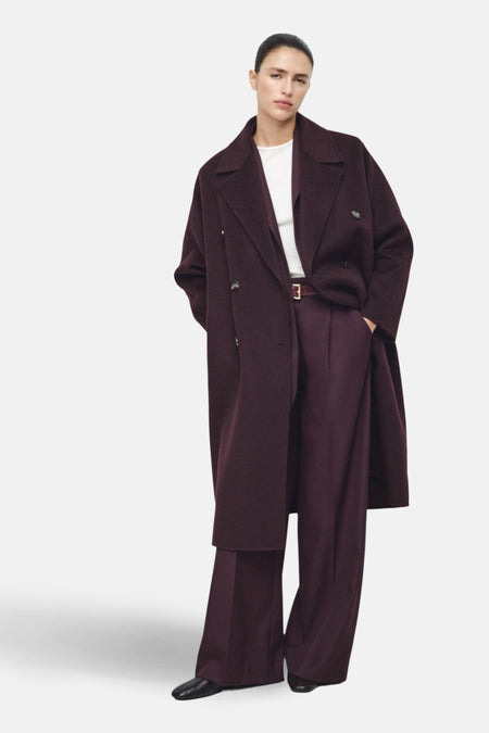 Lange jas rood - MANGO