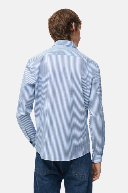 Hemd met lange mouwen - blauw