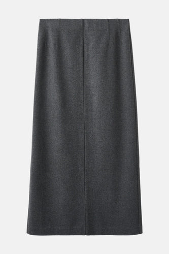 Jupe longue - gris - MANGO - 5