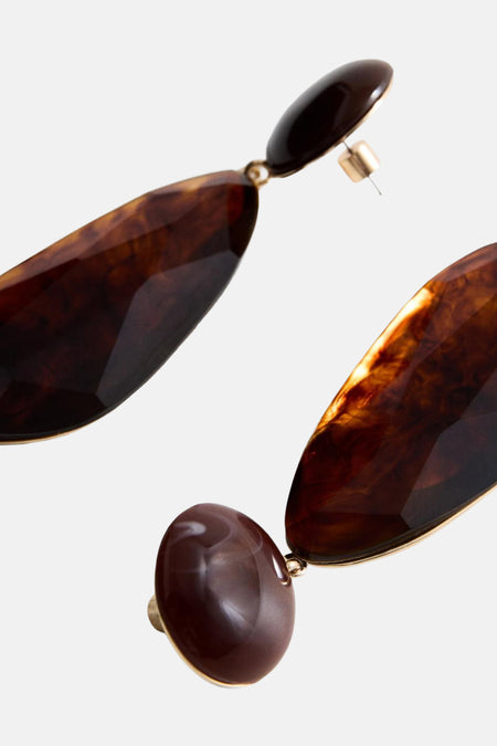 Oorring bruin - MANGO