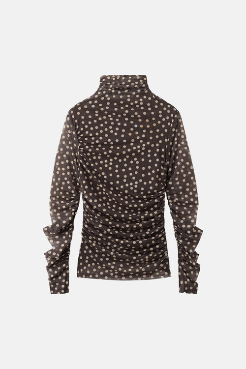 T-shirt met lange mouwen - Bruin