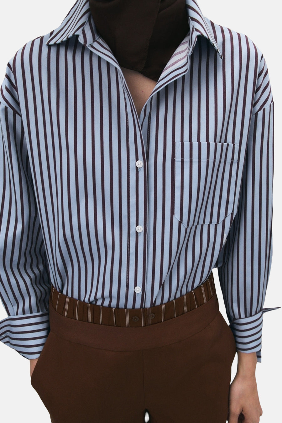 Chemise à manches longues - multicolore