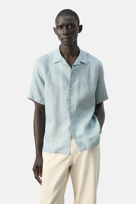 Hemd met korte mouwen - blauw