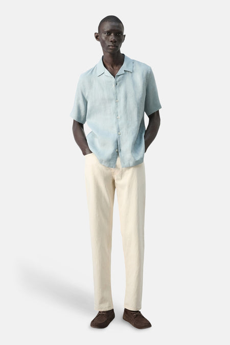 Hemd met korte mouwen - blauw