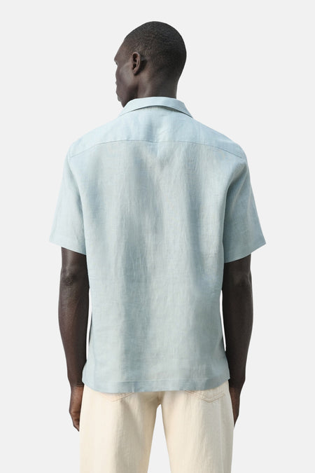 Hemd met korte mouwen - blauw