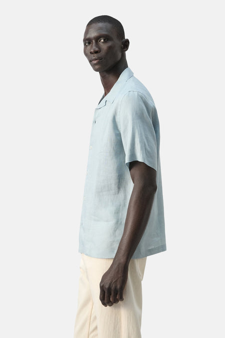 Hemd met korte mouwen - blauw