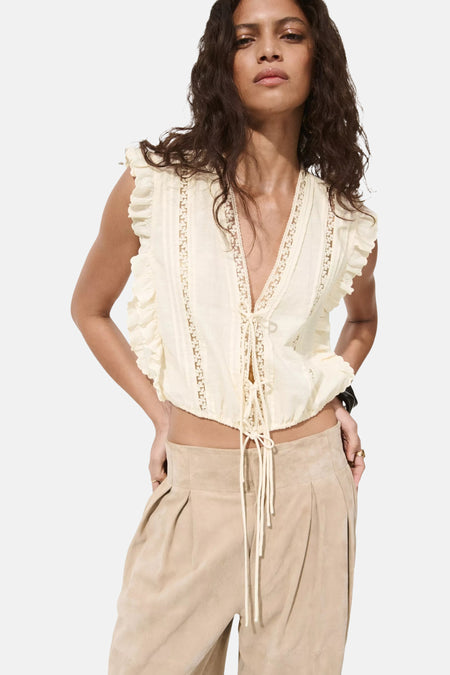Blouse - beige