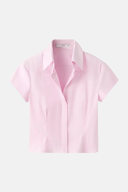 Hemd met korte mouwen - roze