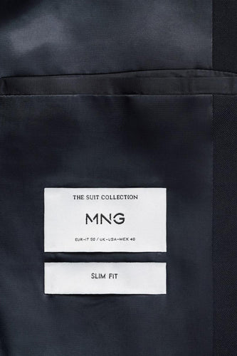 Blazer blauw - MANGO