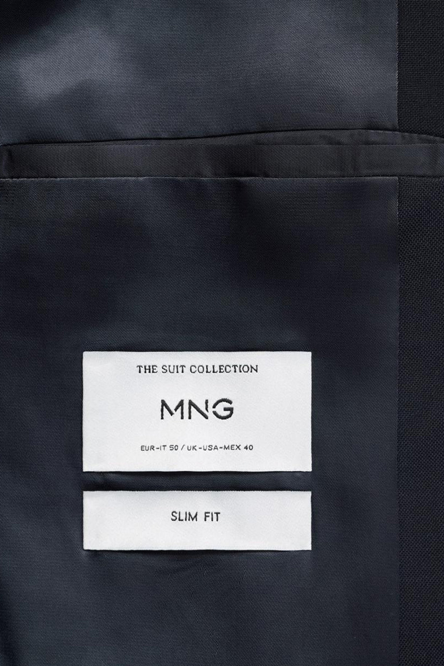 Blazer blauw - MANGO