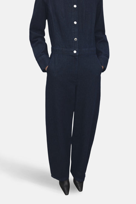 Jumpsuit - Dark blue denim