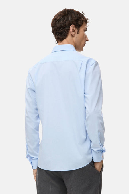 Hemd (lange mouwen) blauw - MANGO