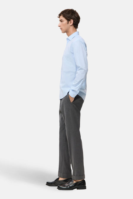 Hemd (lange mouwen) blauw - MANGO