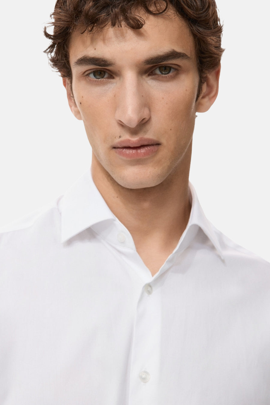 Chemise à manches longues - Blanc - MANGO