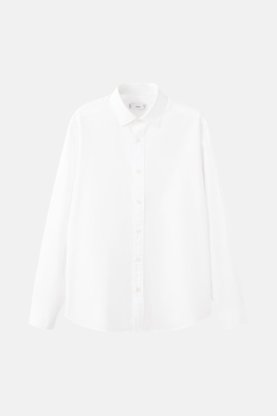 Chemise à manches longues - Blanc - MANGO