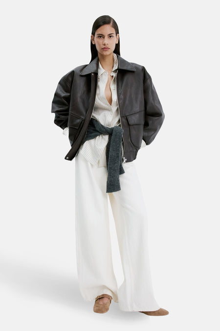 Chaussure plate brun - MANGO