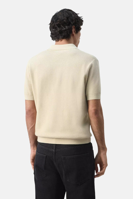 Polo met korte mouwen - beige