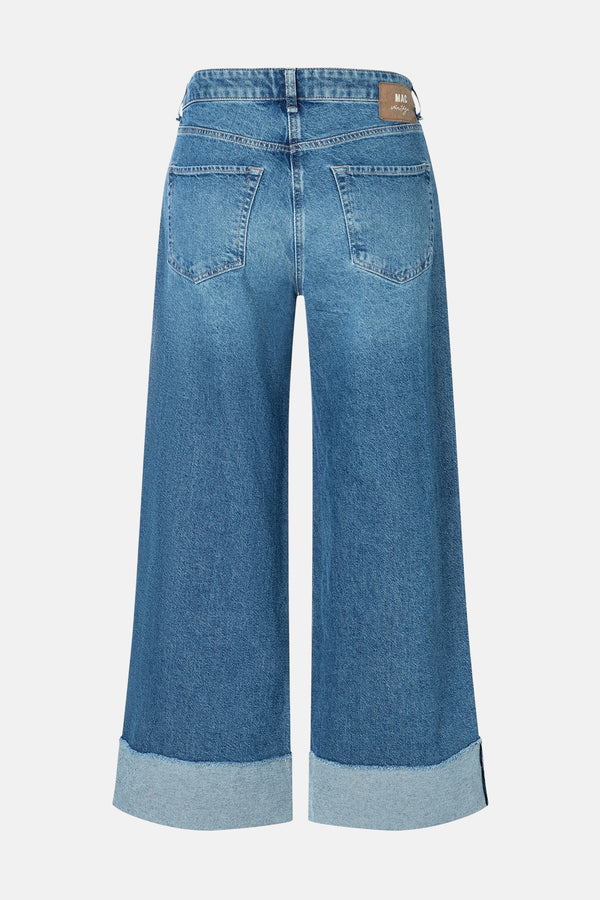 Jeans wide Mid blue denim - MAC