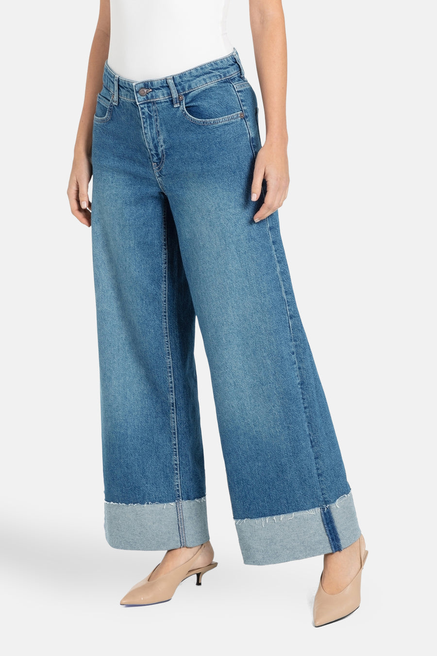 NEVADA - mid blue denim