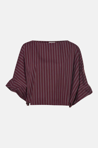Blouse à manches 3/4 - Bordeaux