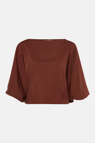 Blouse (korte mouwen) oranje - Terra di Siena