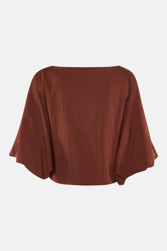 Blouse (korte mouwen) oranje - Terra di Siena