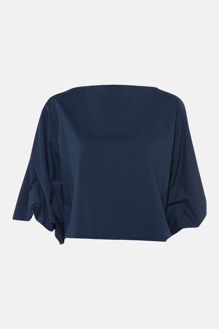 Blouse à manches courtes - bleu